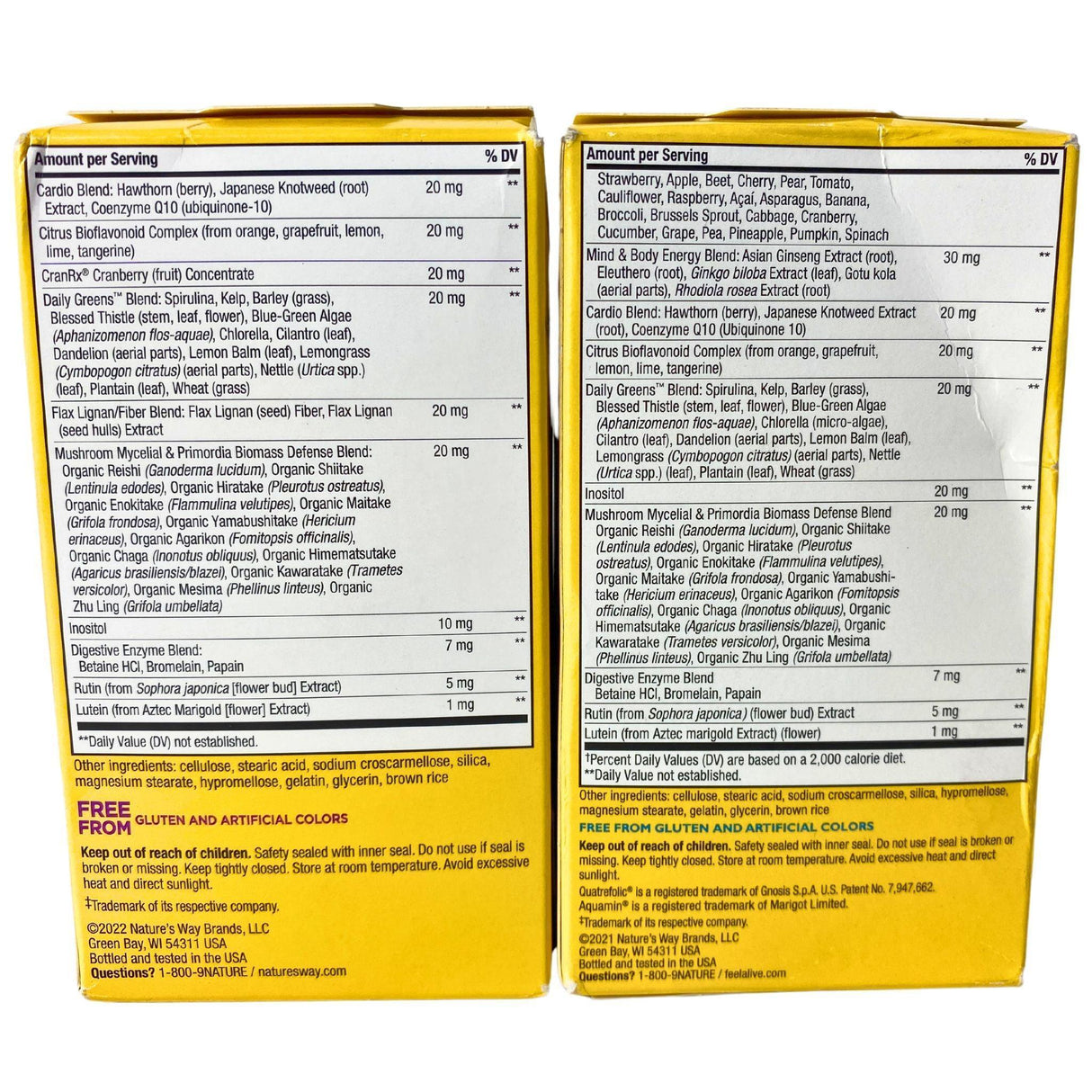 Alive Women's & Men's 50+ Ultra Potency Complete Multivitamin Supplement