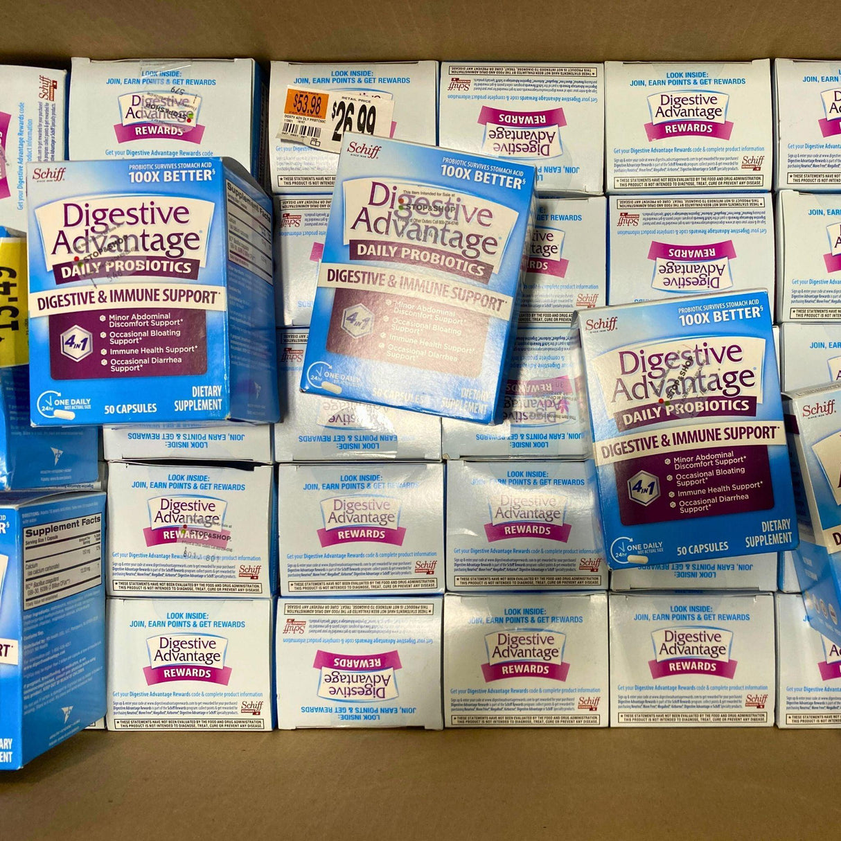 Digestive Advantage Daily Probiotics Digestive & Immune Support 4 IN 1 One Daily