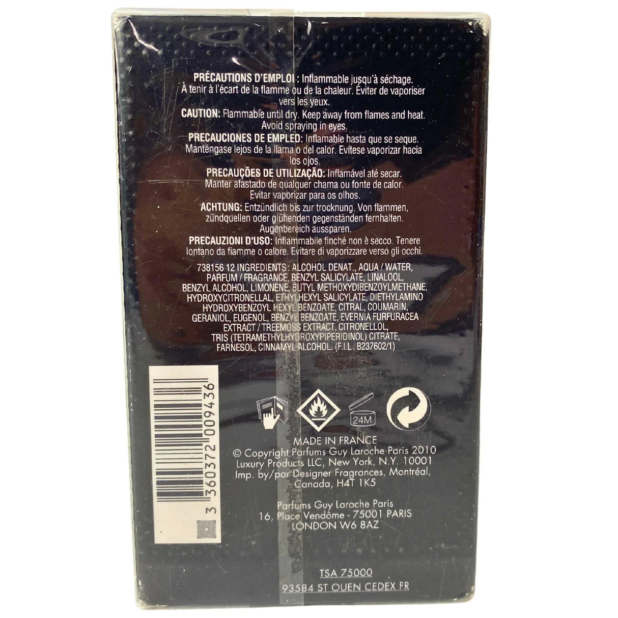 Drakkar Noir Eau De Toilette Spray Guy Laroche Paris