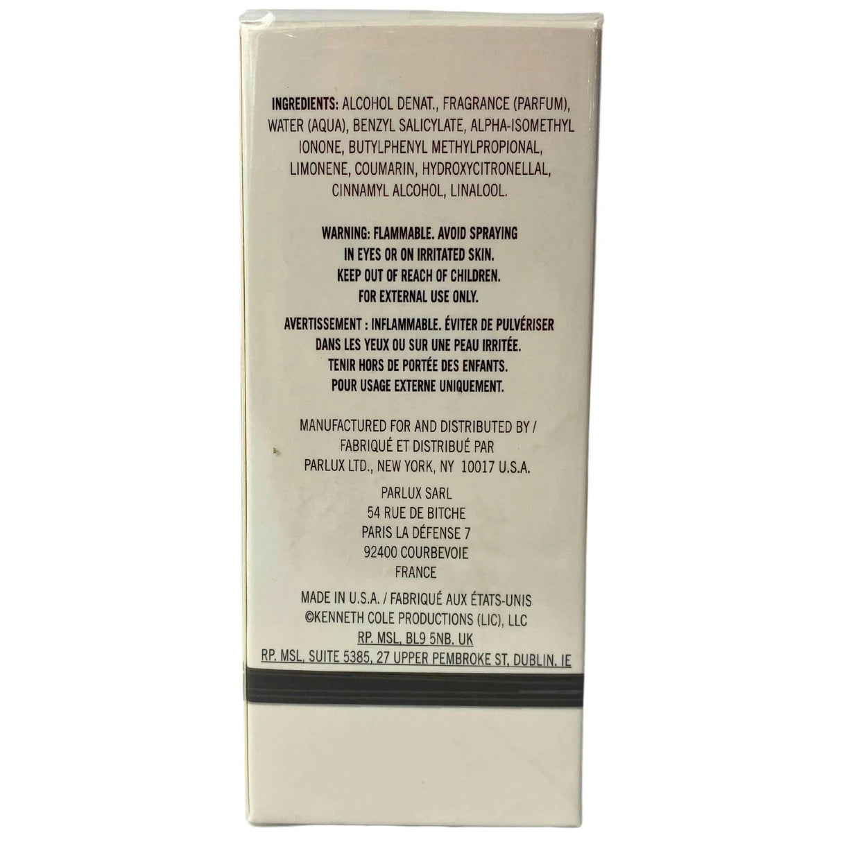 White Kenneth Cole for Her EAU DE PARFUM Spray