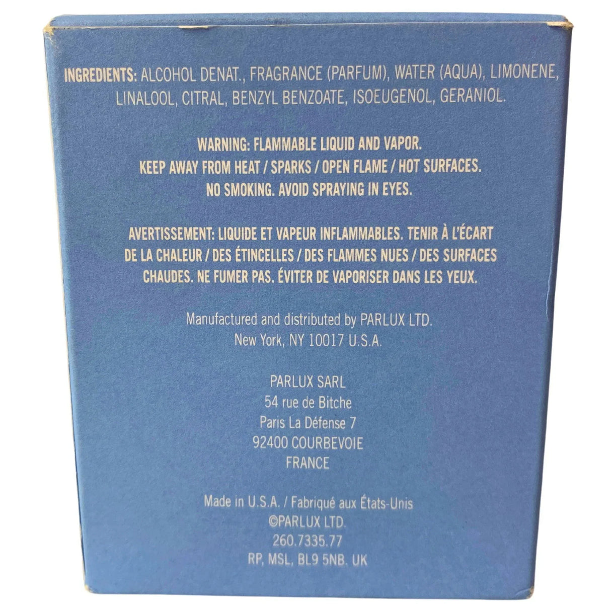 Blue Kenneth Cole EDT Spray