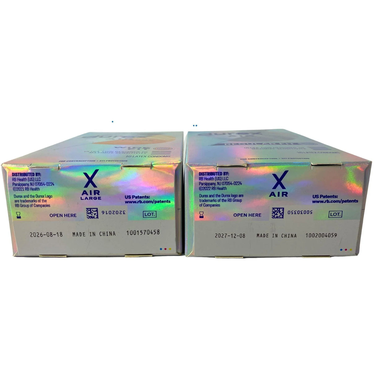 Durex Air Mix includes Regular Fit & Wide Fit