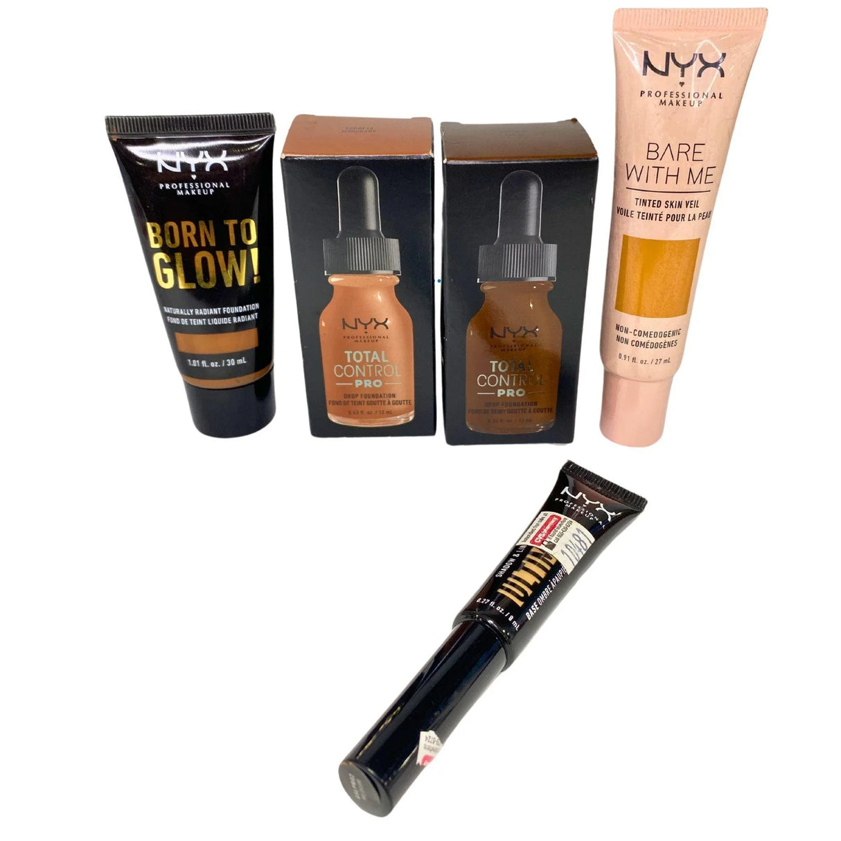 NYX Assorted Foundations & Shadow + Liner Primer