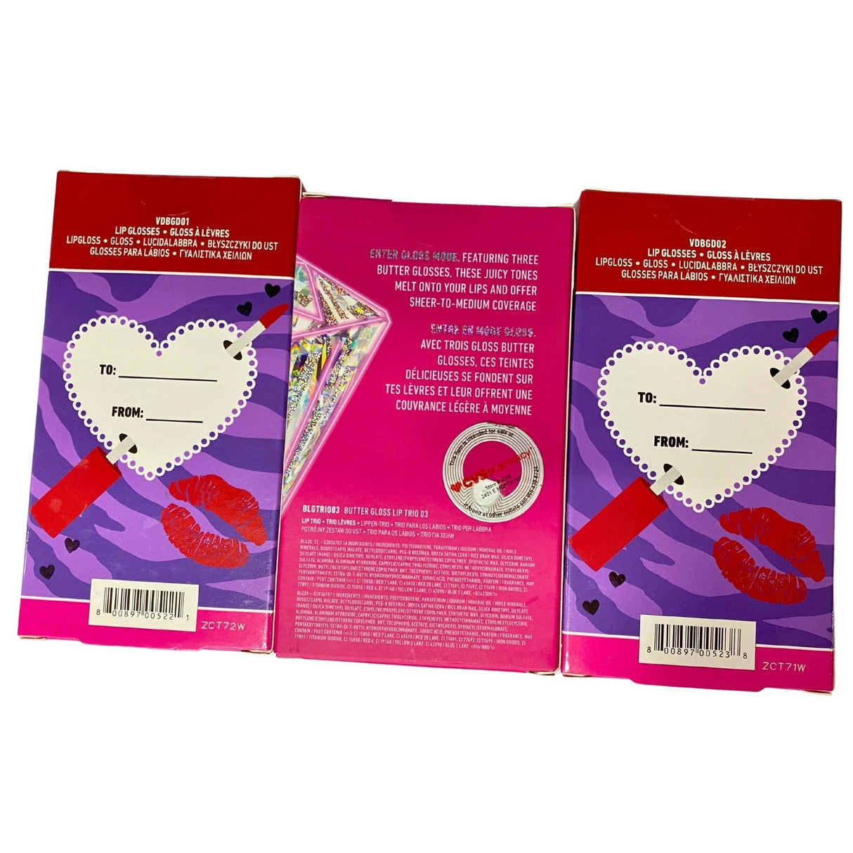 NYX Lip Gloss Lip Duo & Lip Trio