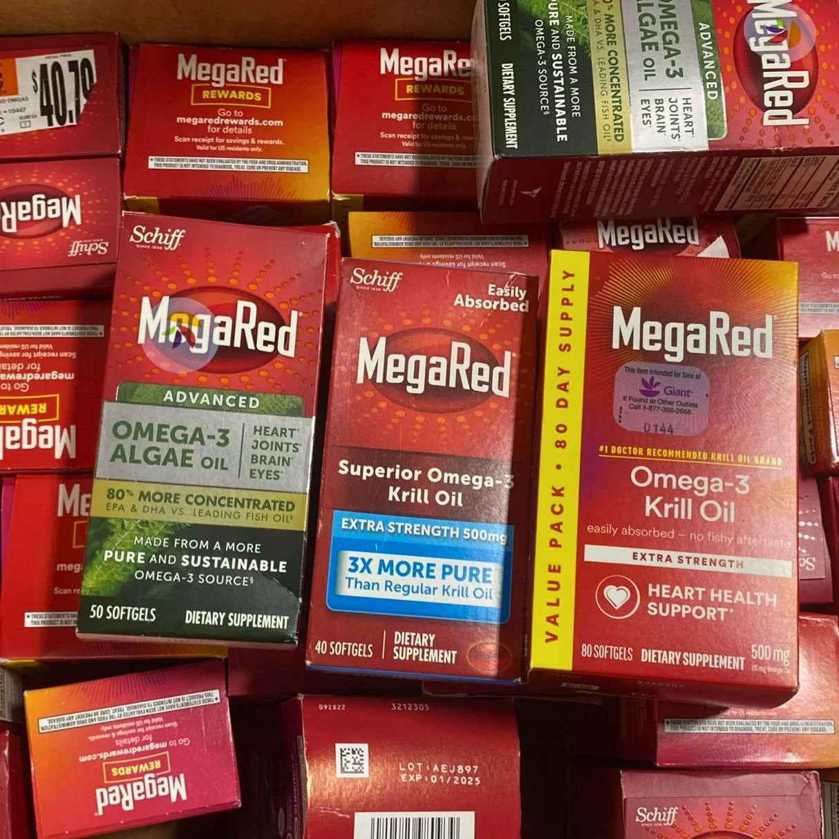 MegaRed Mix includes Omega 3 Algae Oil & Krill Oil
