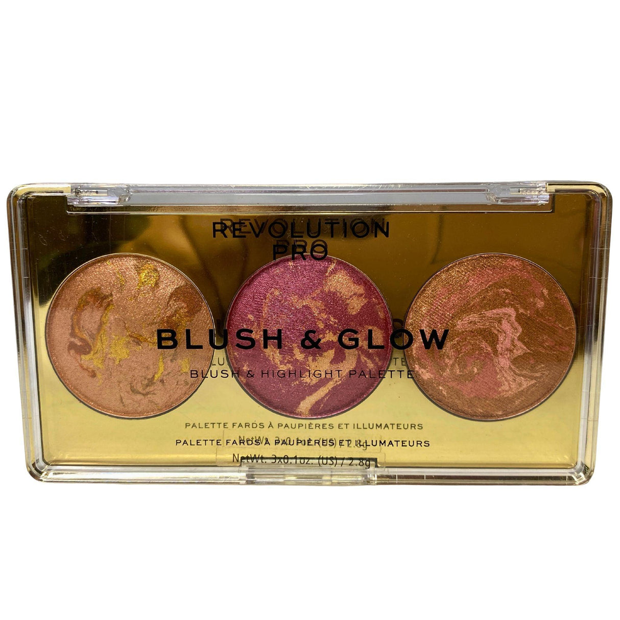 Revolution Pro Blush & Glow Blush + Highlighter Palette CRANBERRY GLOW