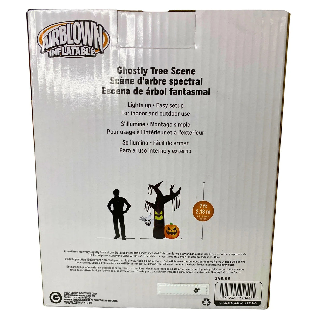 AirBlown Inflatable Ghostly Tree Scene LED