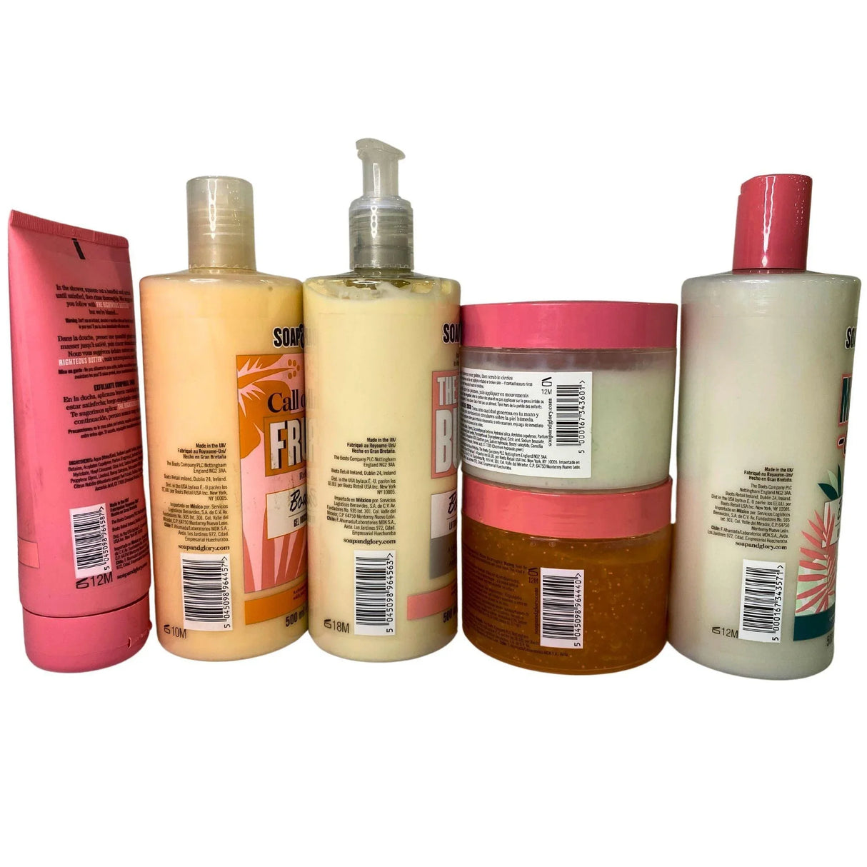 Soap & Glory Assorted Mix includes Body Wash , Body Scrub , Body Lotion