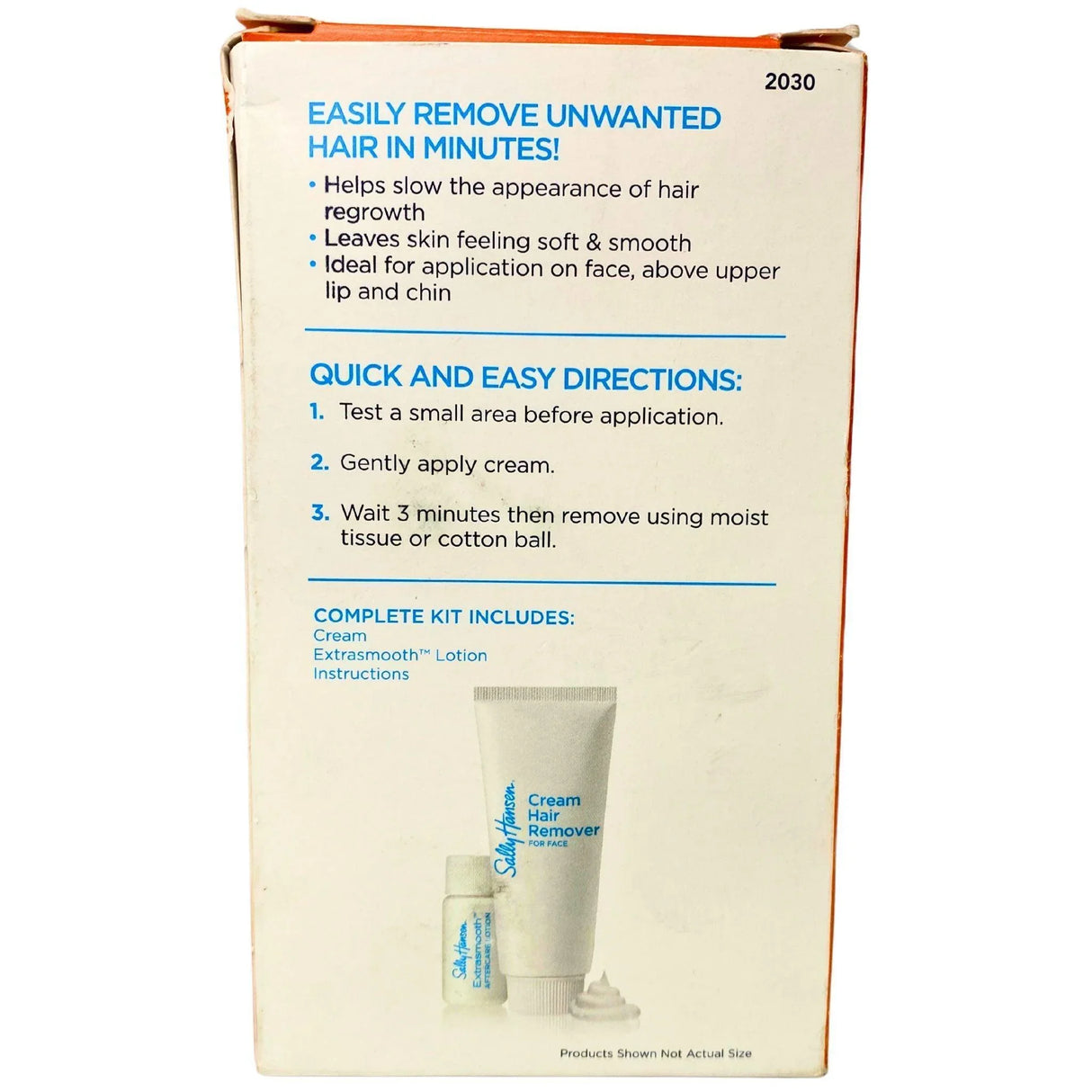 Sally Hansen Hair Removal Cream for Face Cream Hair Remover Duo Kit