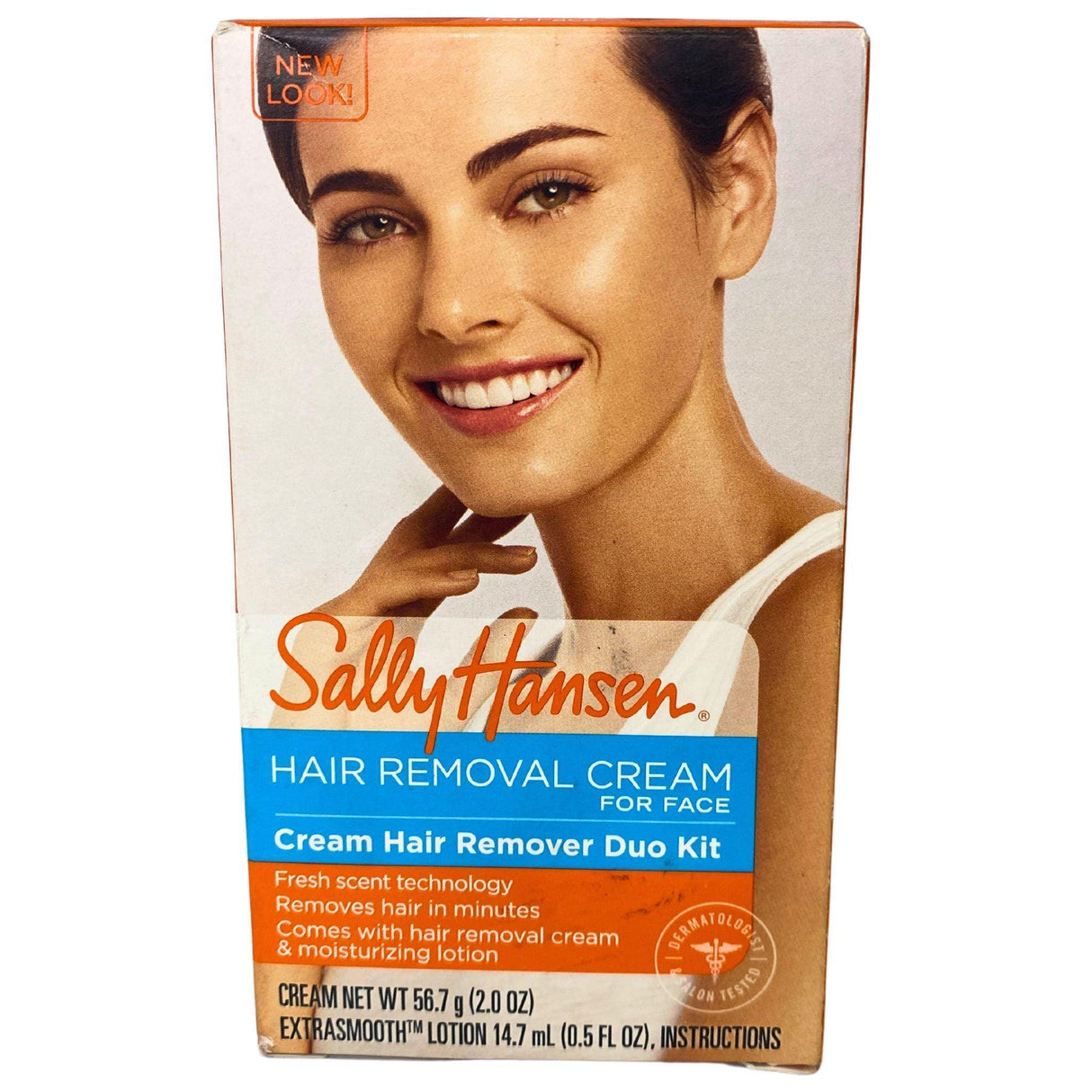 Sally Hansen Hair Removal Cream for Face Cream Hair Remover Duo Kit