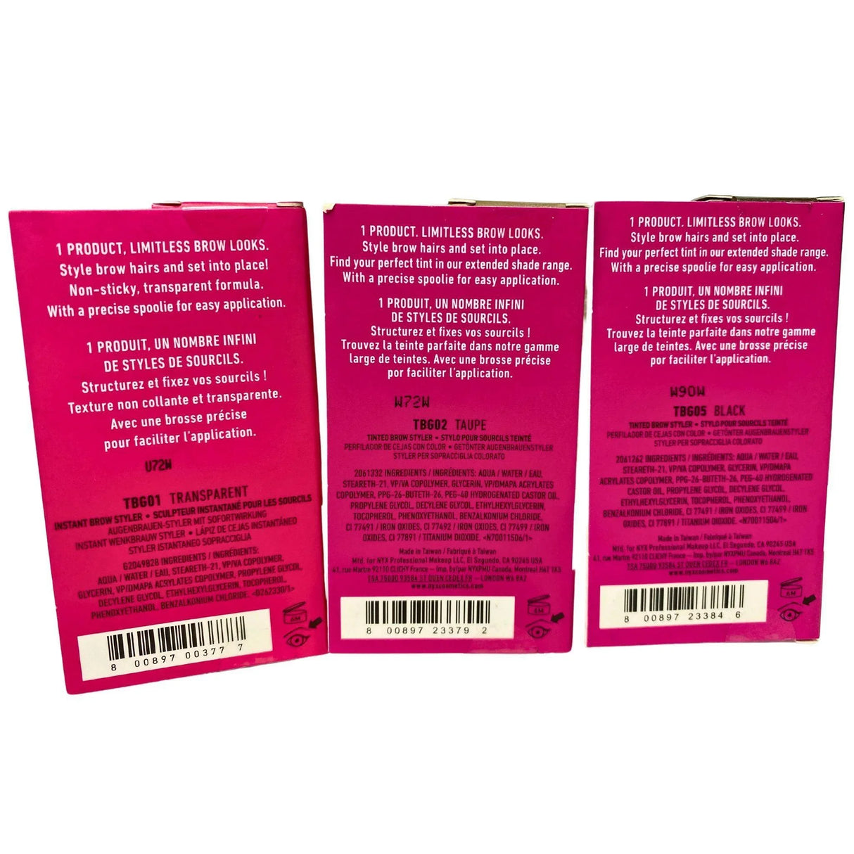 NYX The Brow Gel Non Sticky Finish