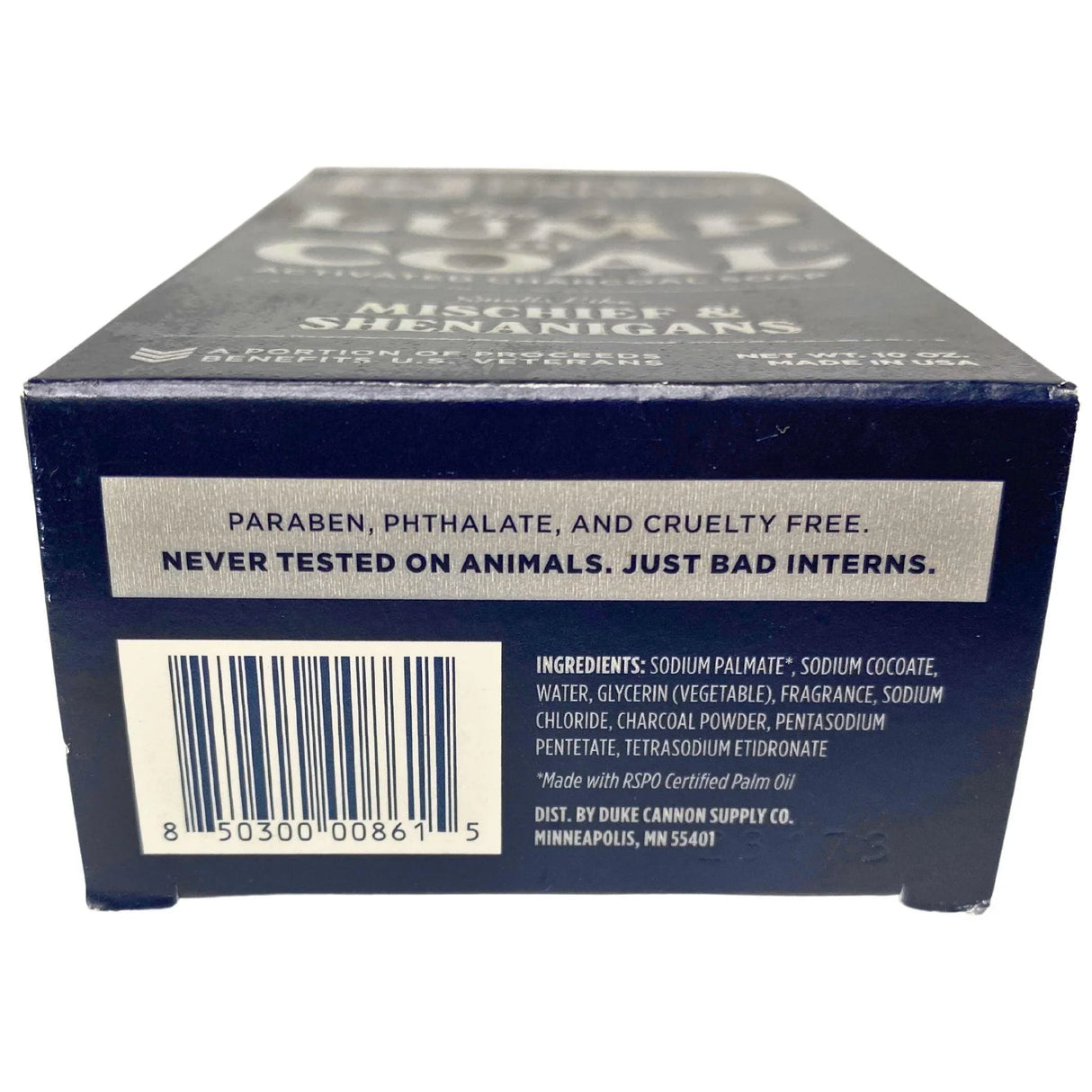 Duke Cannon Big A** Lump Of Coal Activated Charcoal Soap