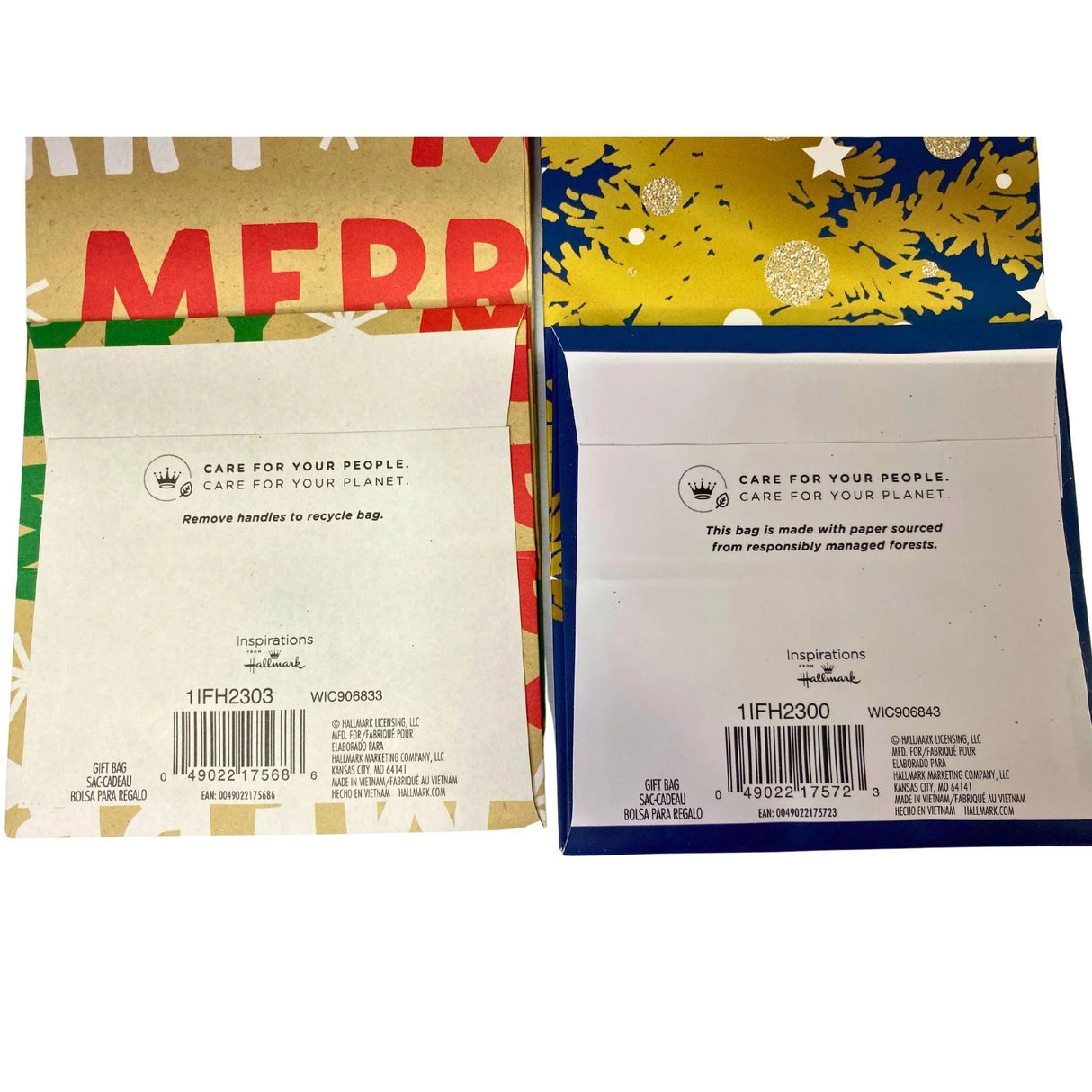 Hallmark IFH Bottle Bags AST