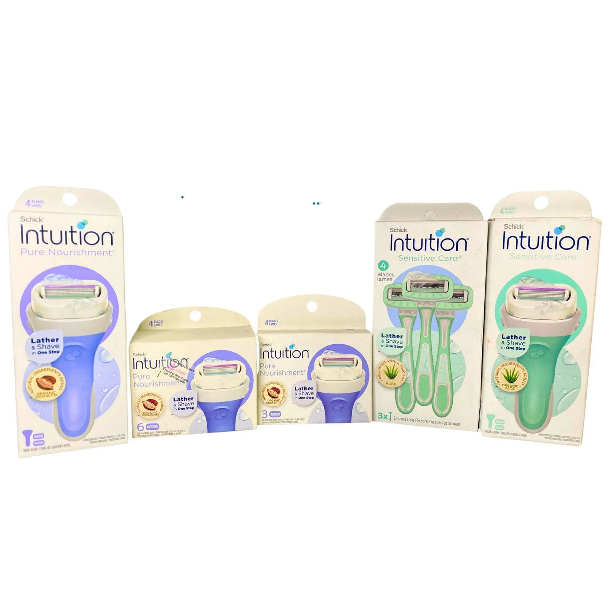 Schick Pure Nourishment & Sensitive Care Assorted Mix