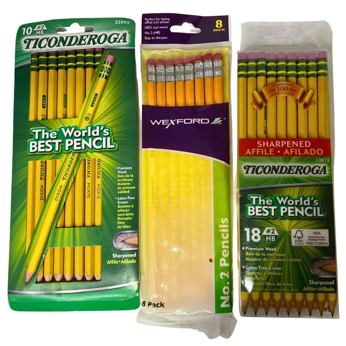 Pencils Assorted Mix