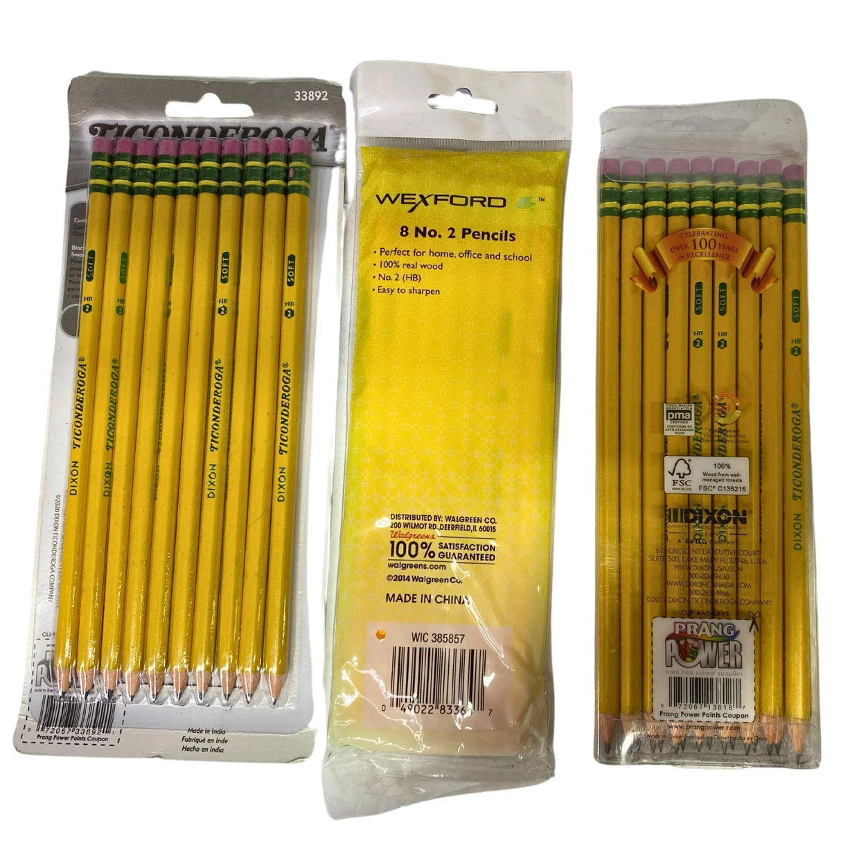 Pencils Assorted Mix