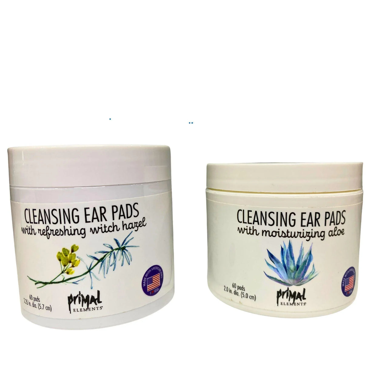 Cleaning Ear Pads with Moisturizing Aloe & Refreshing Witch Hazel