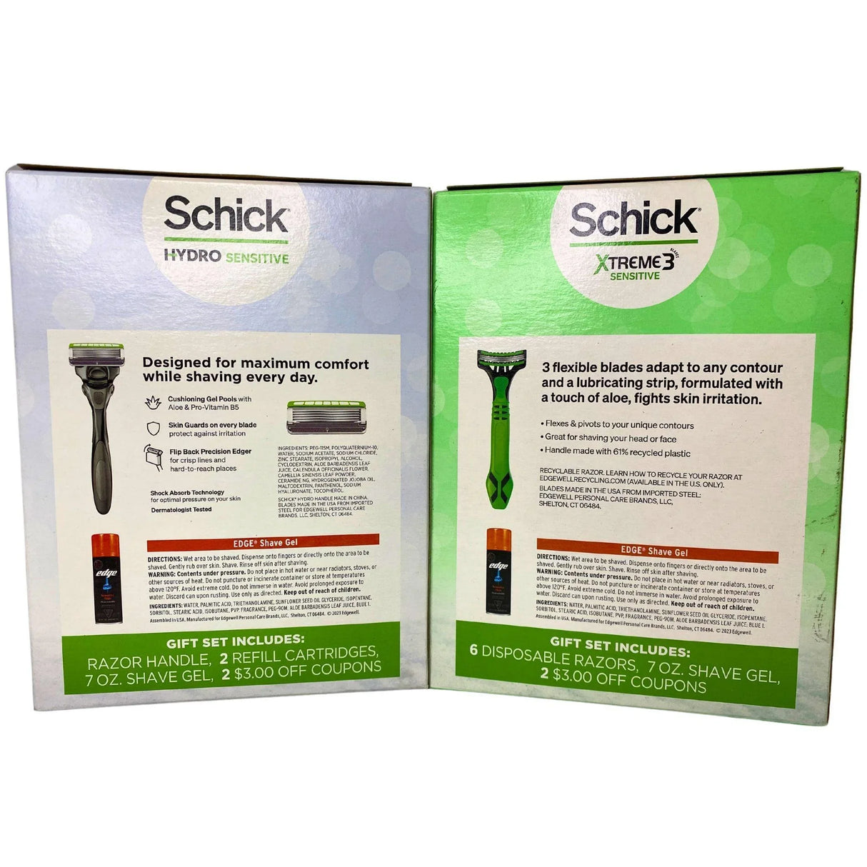Schick Sensitive Sets