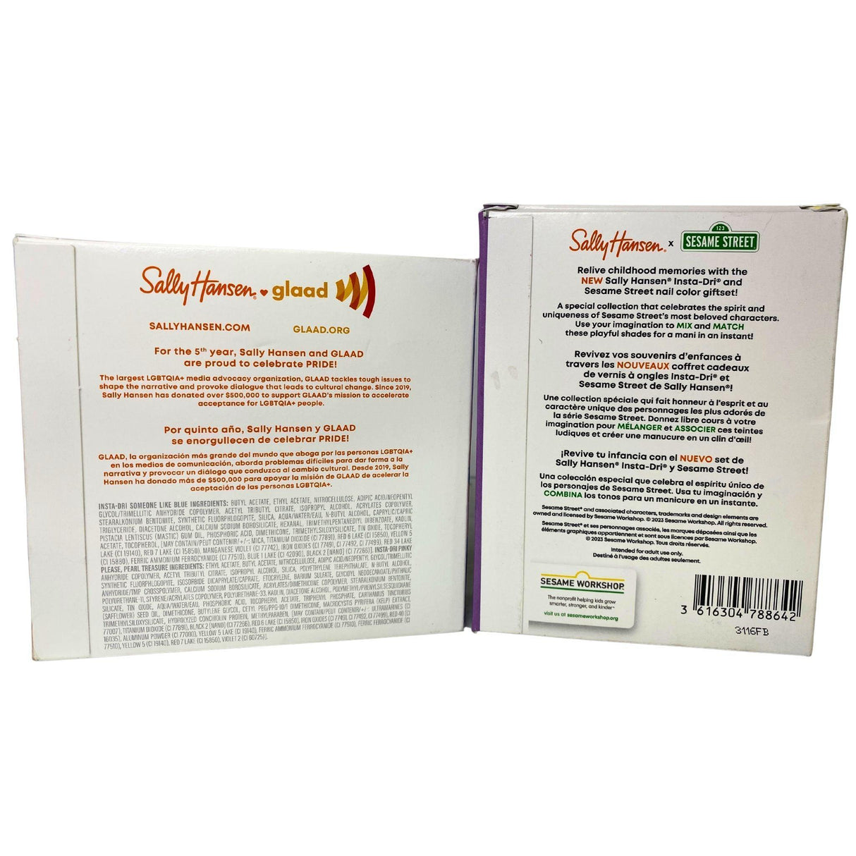 Sally Hansen X Sesame Street & Sally Hansen X Glaad Nail Color Sets