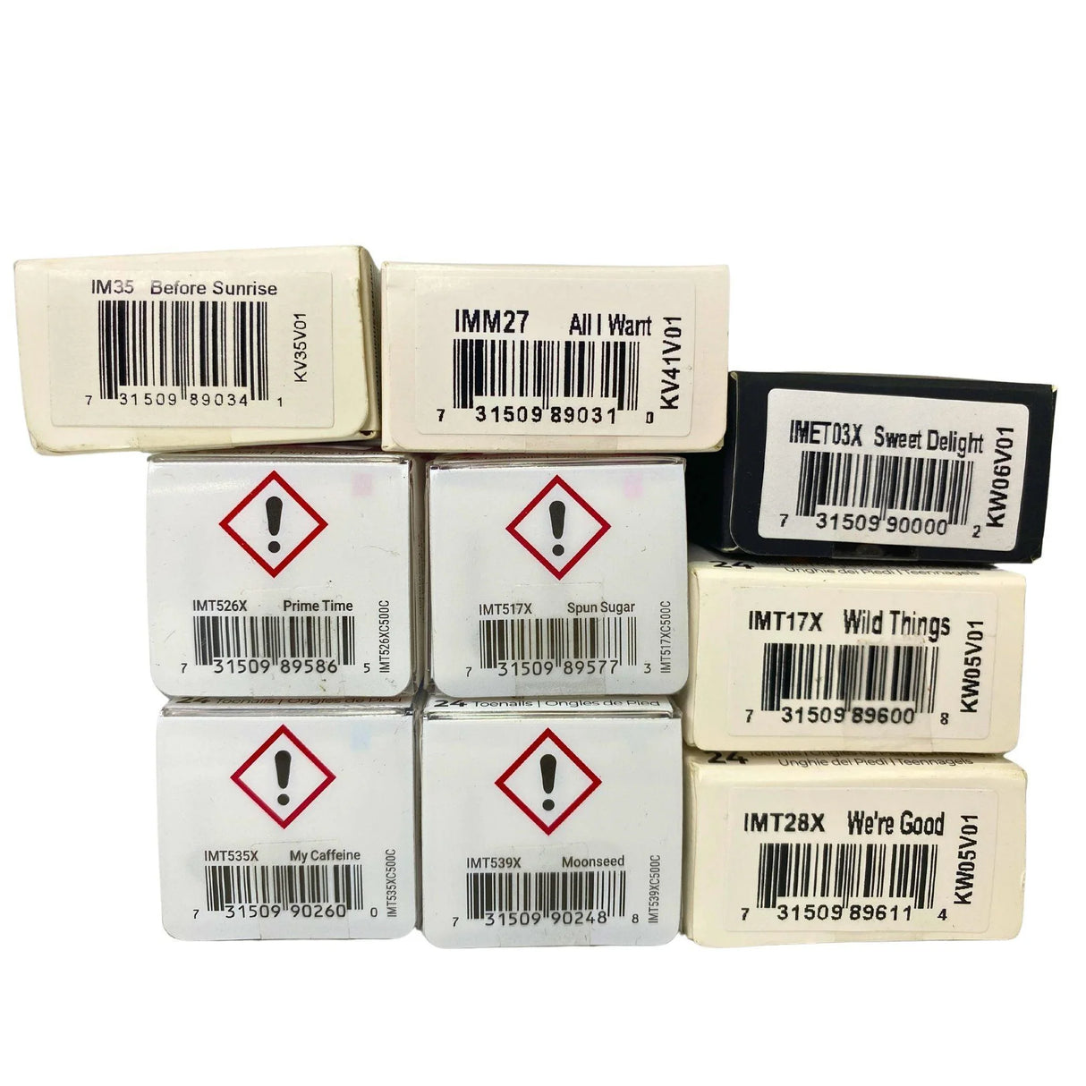 imPRESS Assorted Press On Toe Nails & Finger Nails Assorted Colors & Lengths