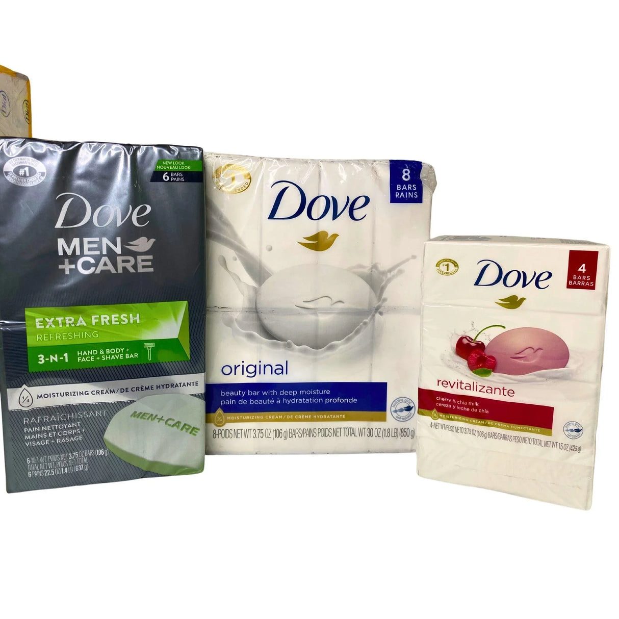 Bar Soap Mix Brands like Dove , Zest & Dial
