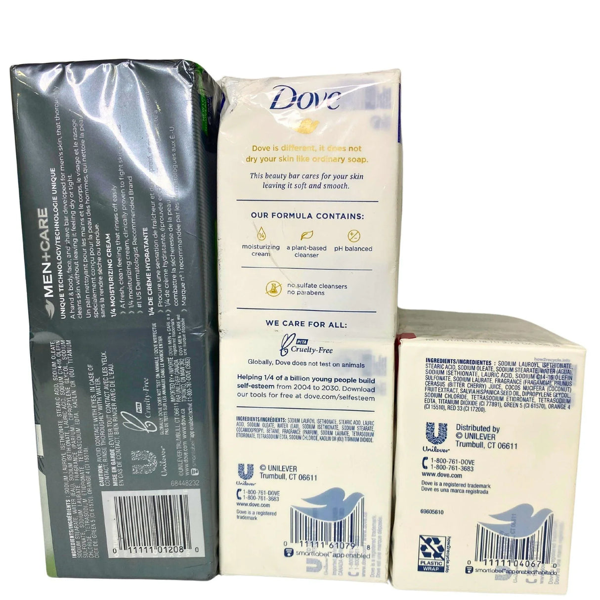Bar Soap Mix Brands like Dove , Zest & Dial