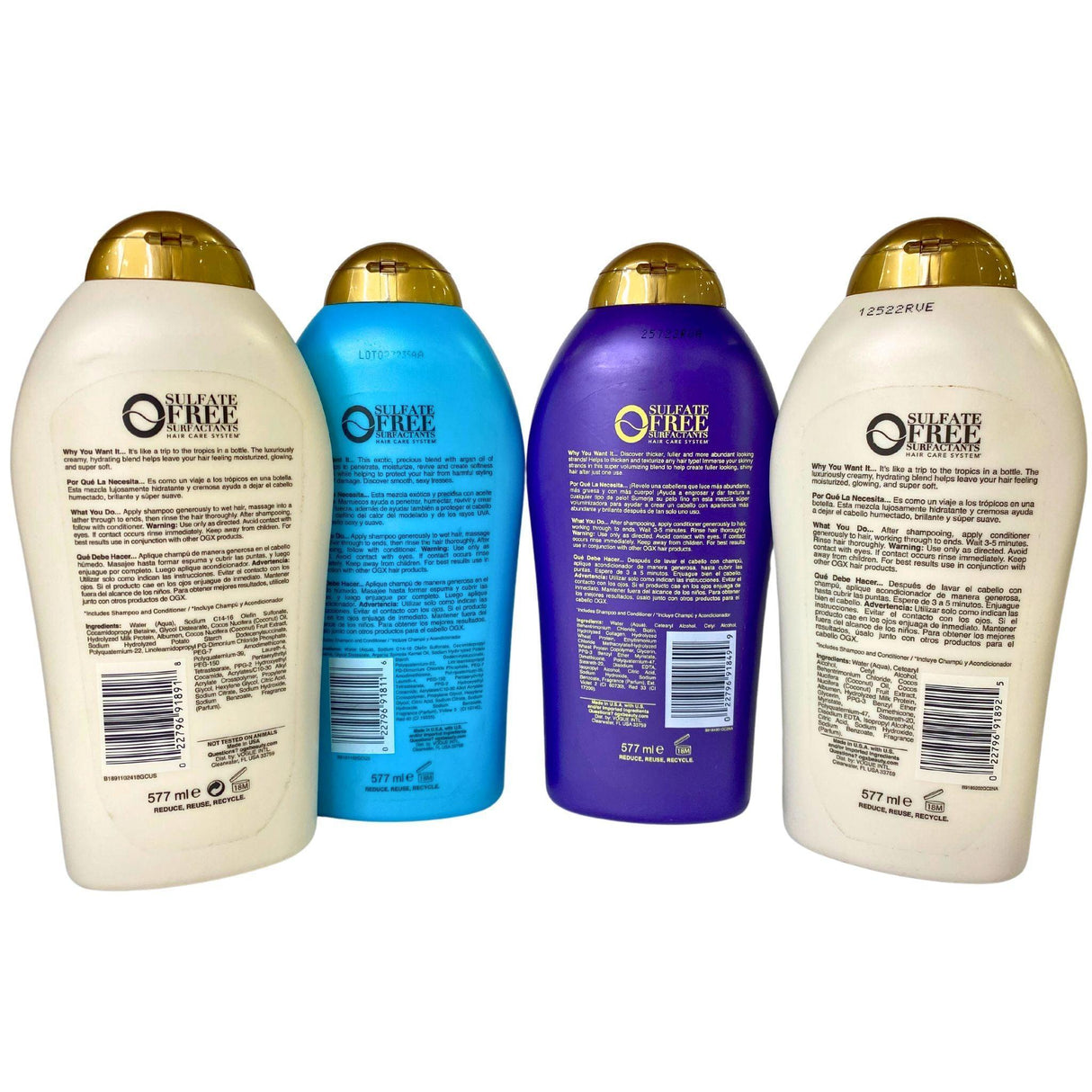 OGX Assorted Shampoo & Conditioner Mix Assorted Scents