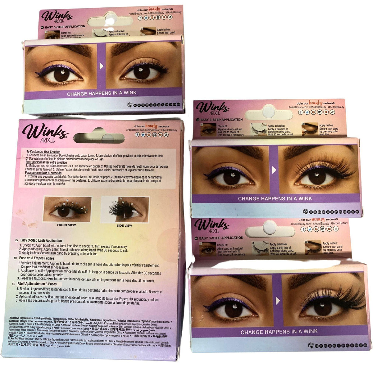 Winks Ardell Mix Assorted Lash Styles