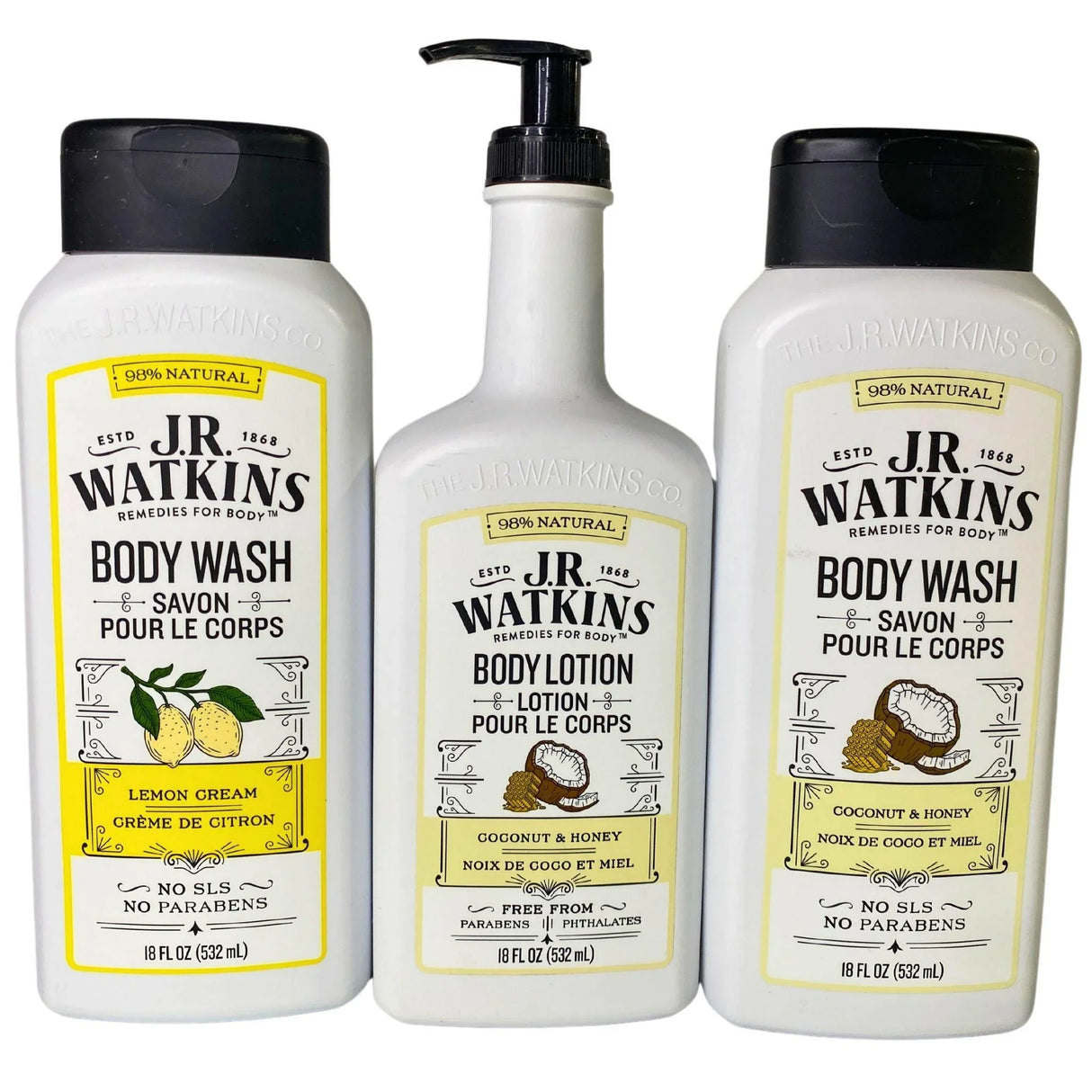 JR Watkins Includes Body Wash (mainly) & Body Lotion