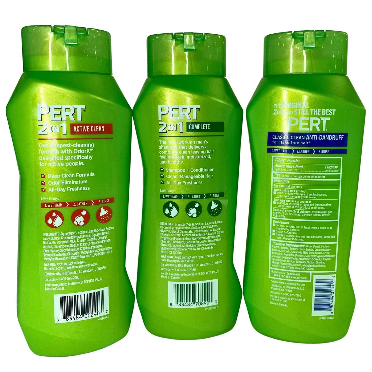 Pert The Original 2 IN 1 Shampoo + Conditioner 25.4OZ Assorted Scents