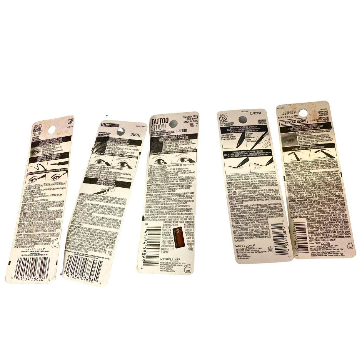 Maybelline Assorted Eyebrow & Eye Liners