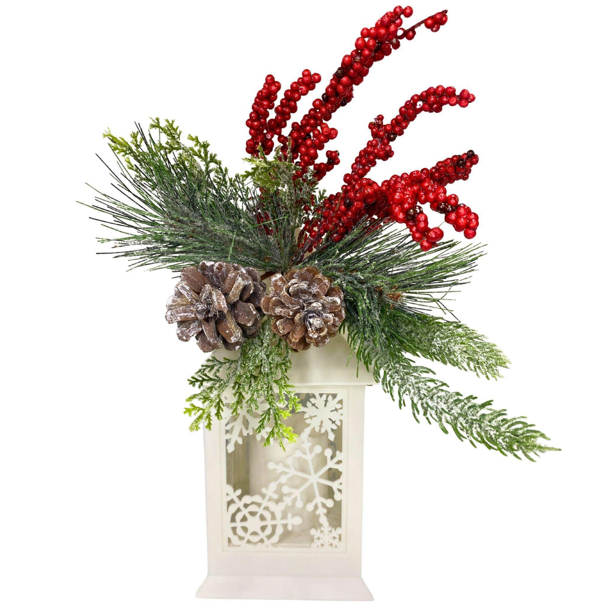 Happy Hoildays Light Up Lantern LED