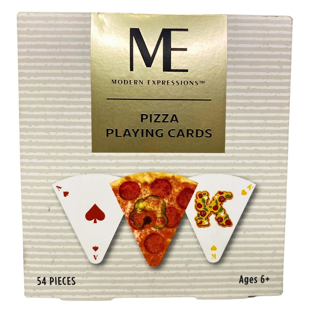 ME Modern Expressions Pizza Playing Cards