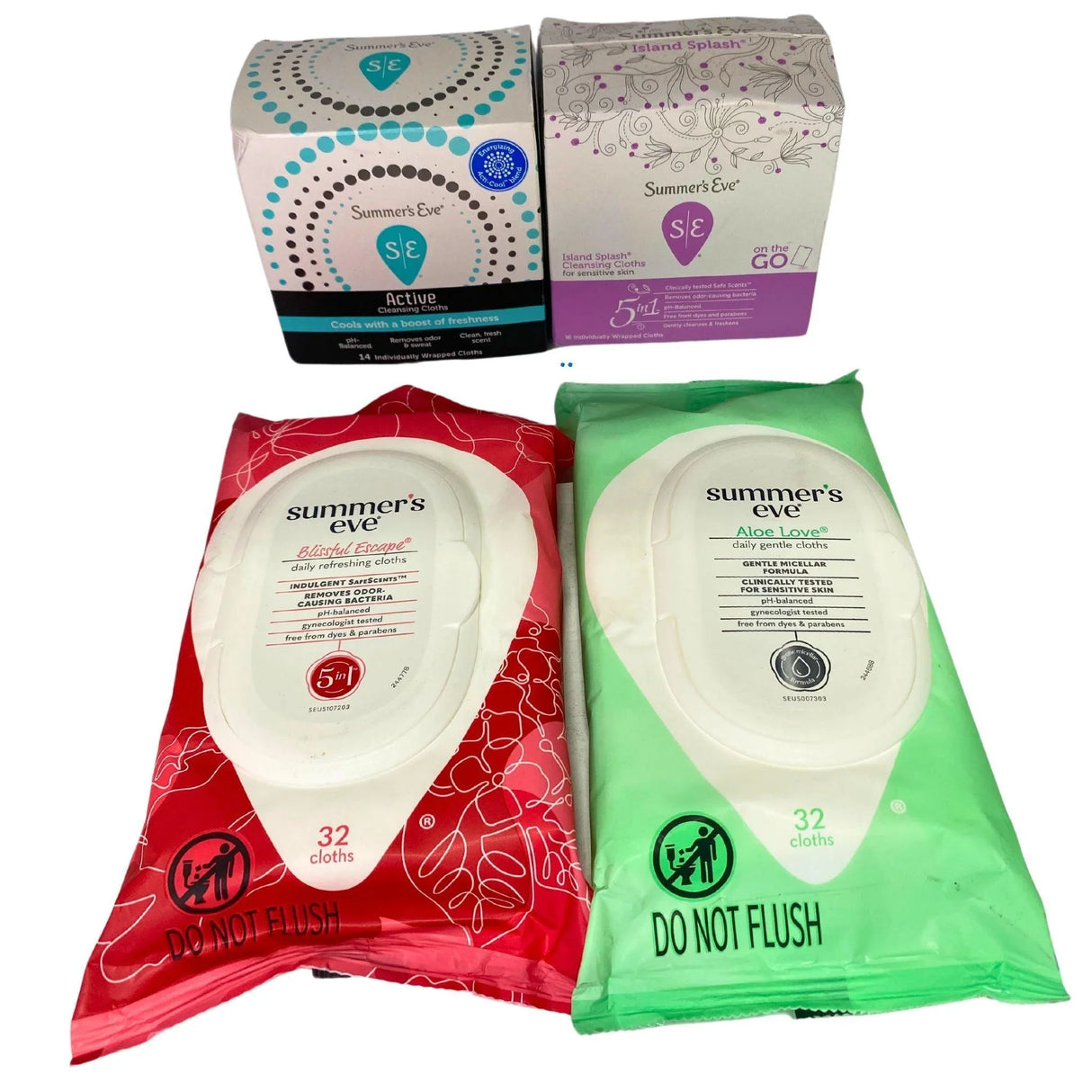 Feminine Cloths includes Sensitive , Active , Daily