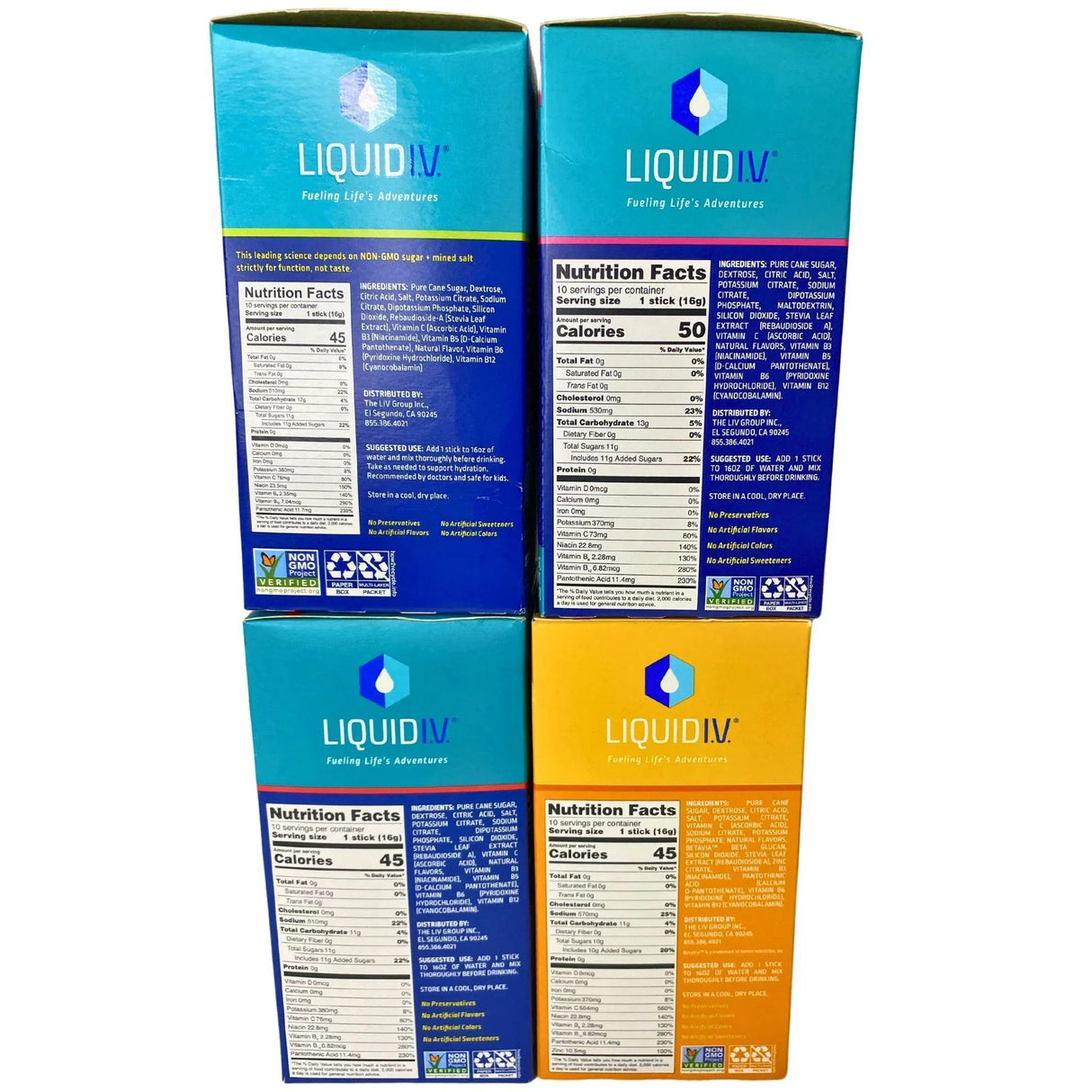 Liquid IV MIX includes Assorted Flavors