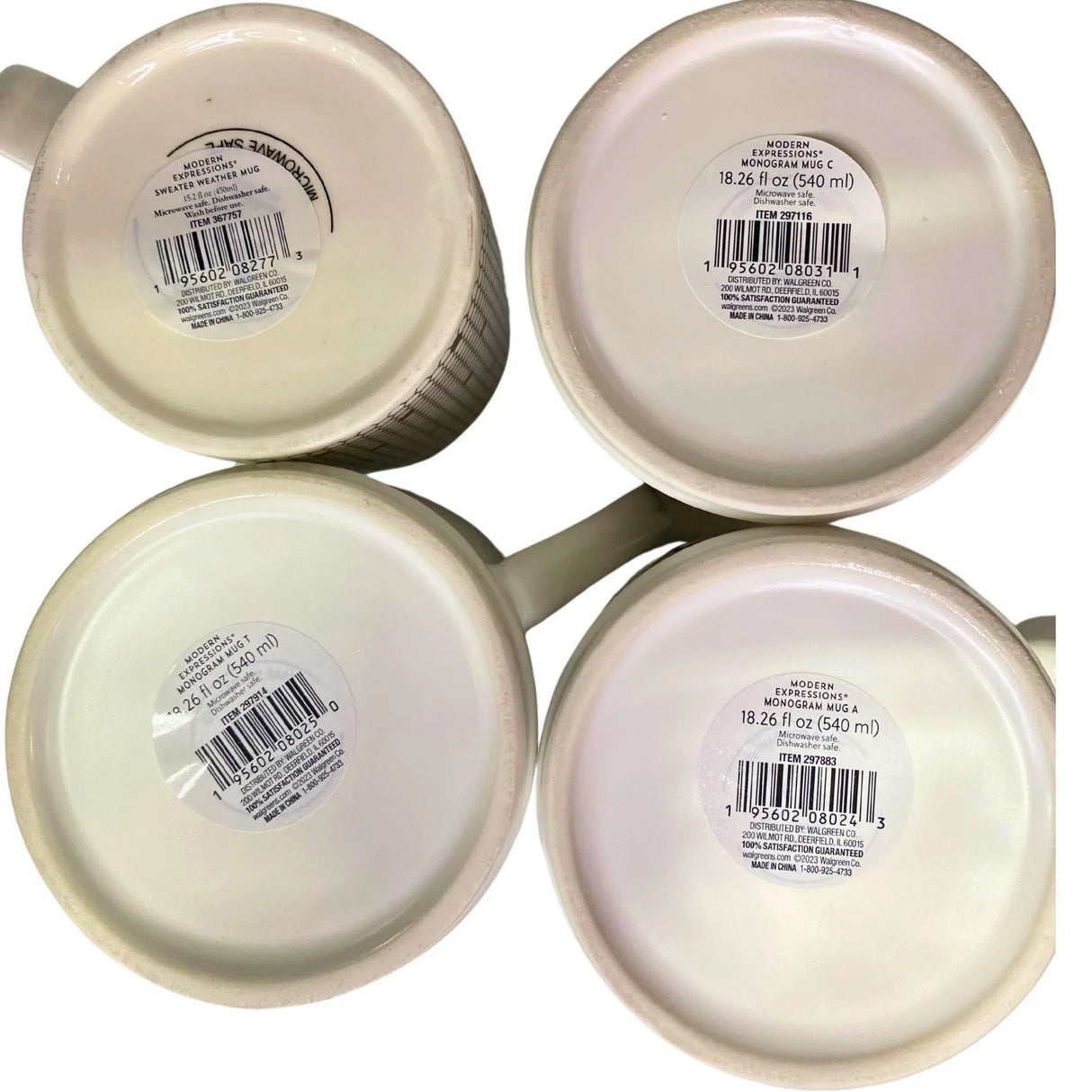 Modern Expressions Monogram Mugs & Sweater Weather Mugs