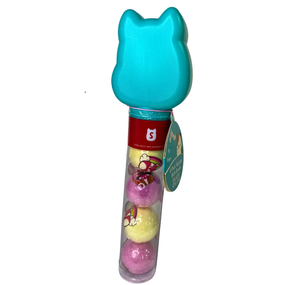 Original Squishmallows 4 Pack Scented Bath Bombs