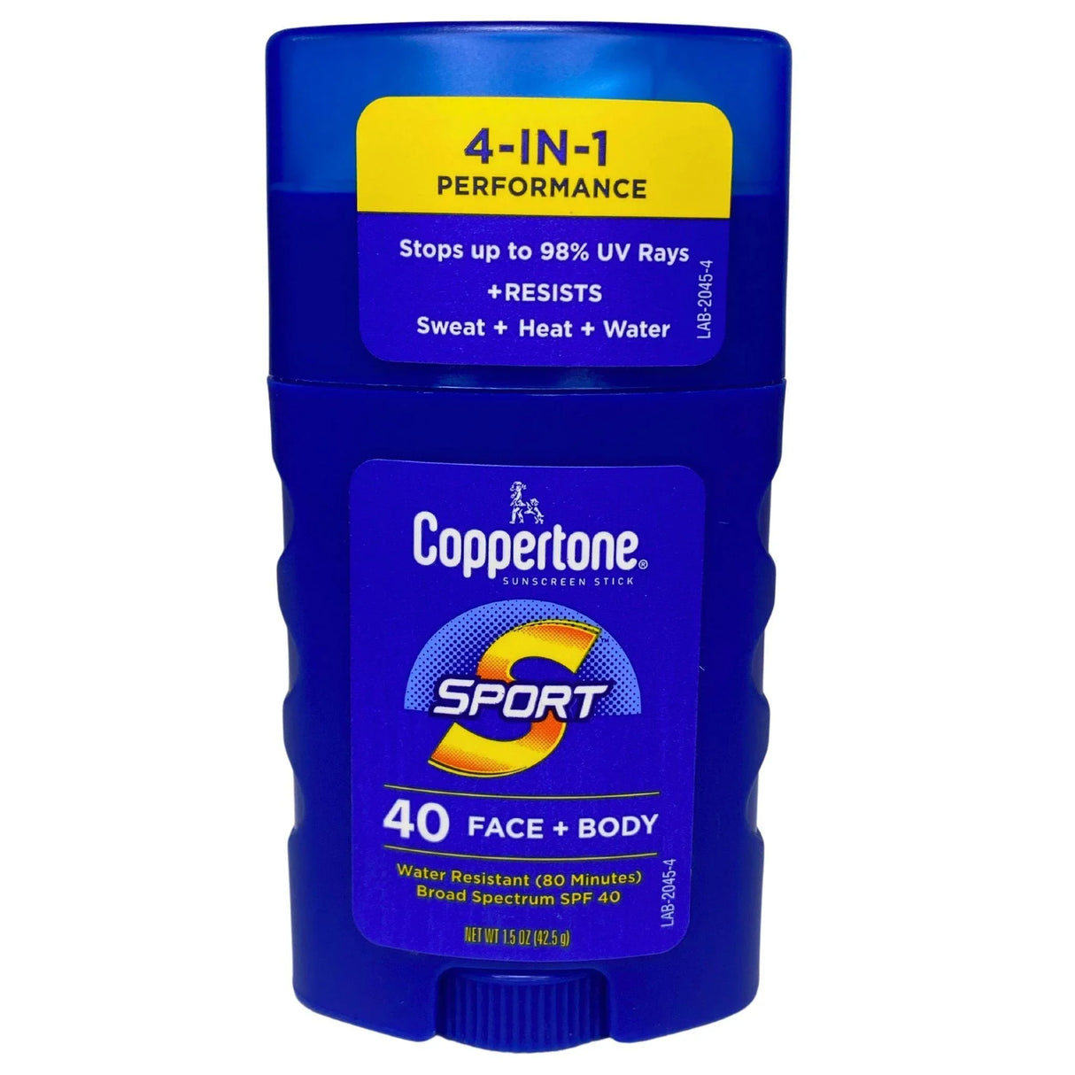 Coppertone Sunscreen Stick Sport 40 Face + Body