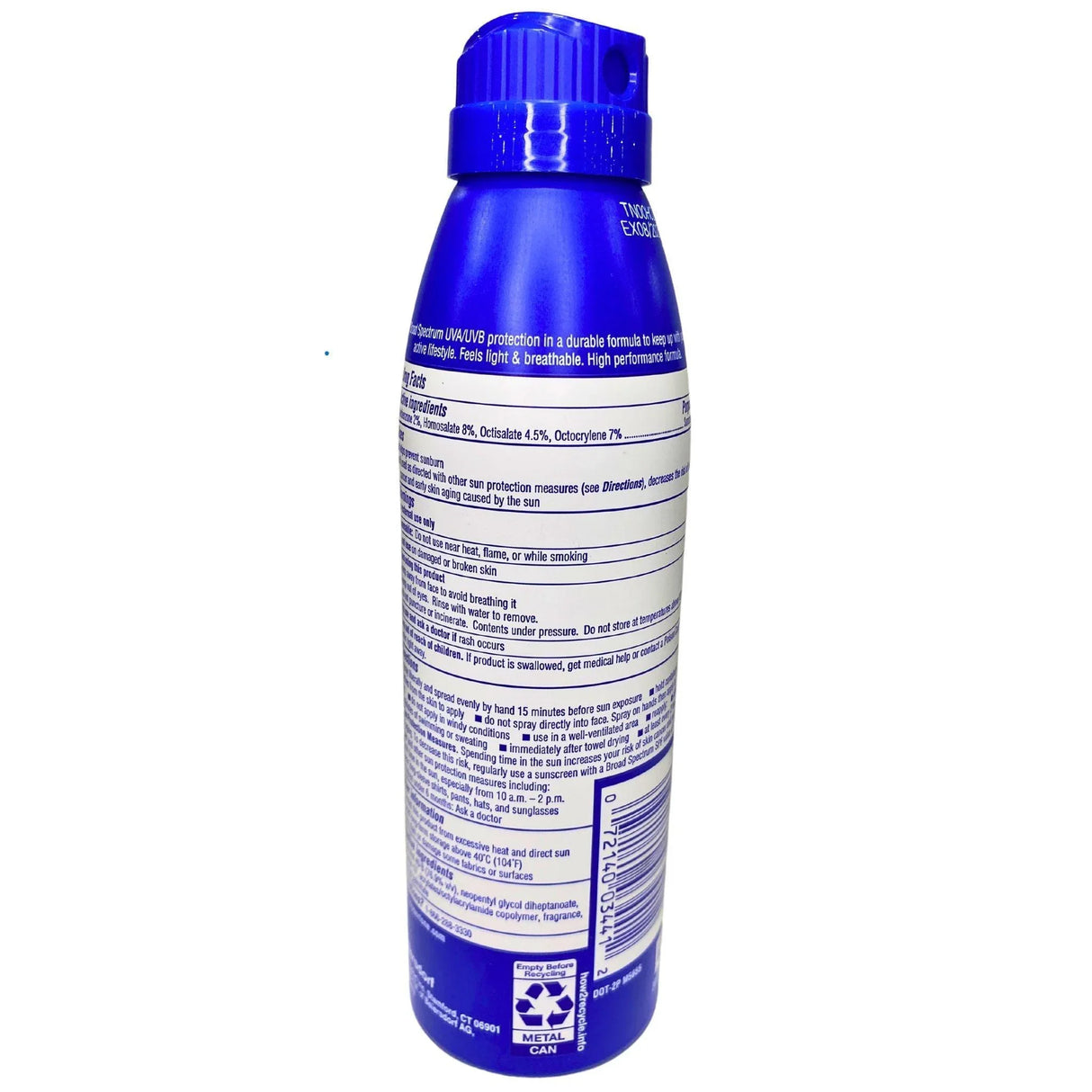 Coppertone Sunscreen Spray Sport 30 4-IN-1 Performance SPF 30