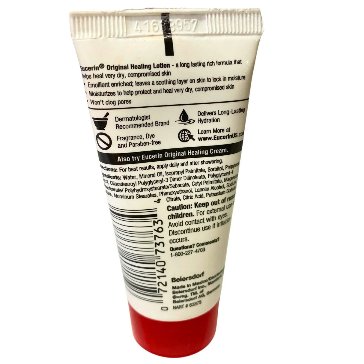 Eucerin Original healing emollient enriched Lotion