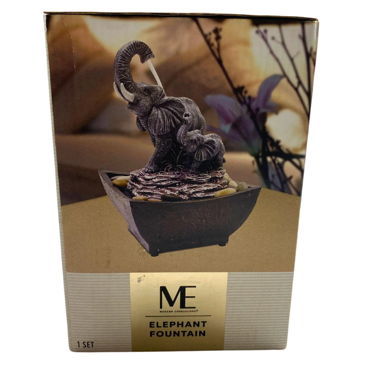 Brookstone Digital Coin Counting Bank and Me Elephant Fountain Mix