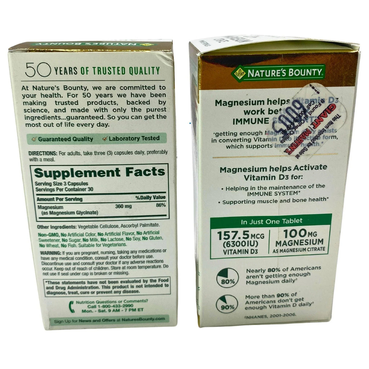 Nature's Bounty Advanced Magnesium