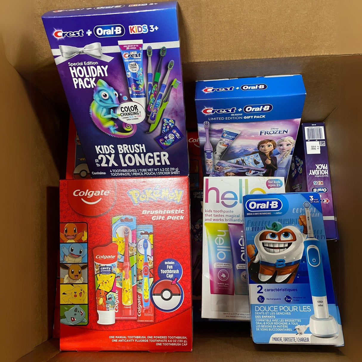 Children Oral Health Kits Assorted Mix for Girls & Boys