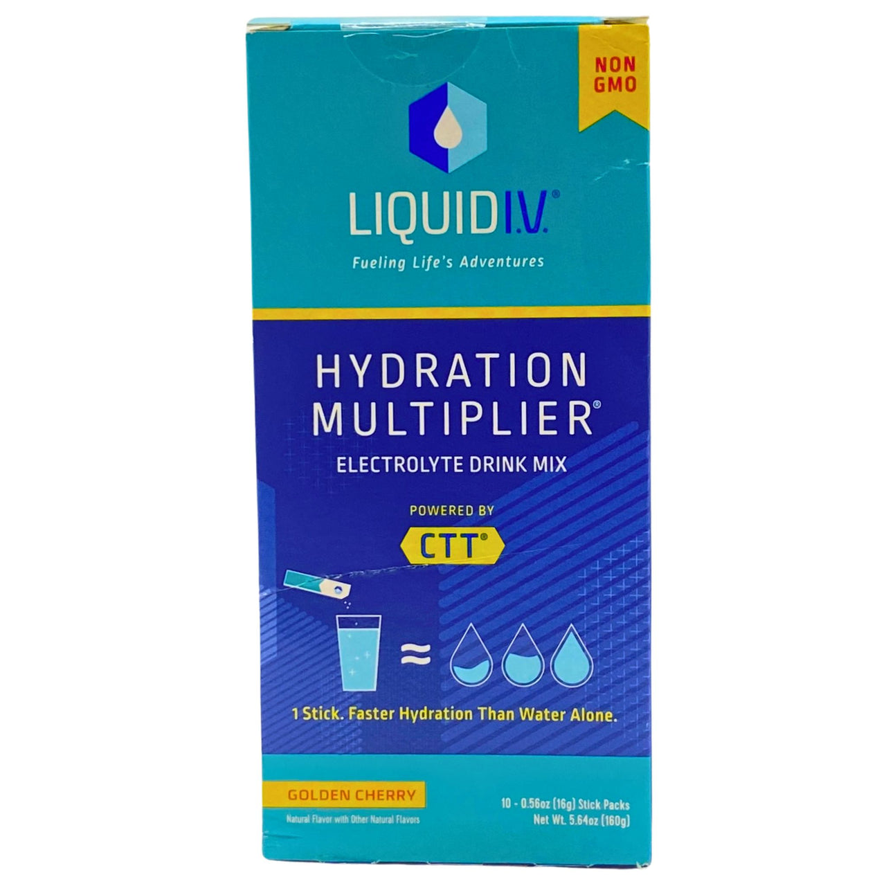 Liquid I.V. Hydration Multiplier Electrolyte Drink Mix Golden Cherry