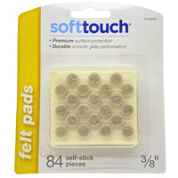 Thumbnail for Soft Touch Felt Pads 84 self Stick Pieces 3/8