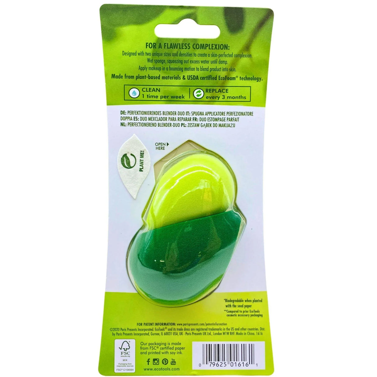 Ecotools Clean Beauty , Clean Planet Perfecting Blender Duo Best