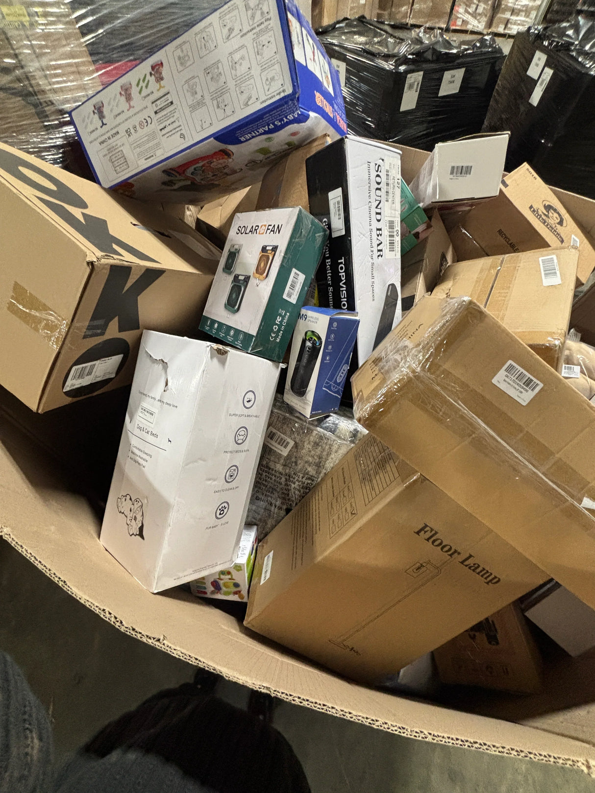 WM Medium Unmanifested Dotcom Returns Load (24 Pallet Per Truck)