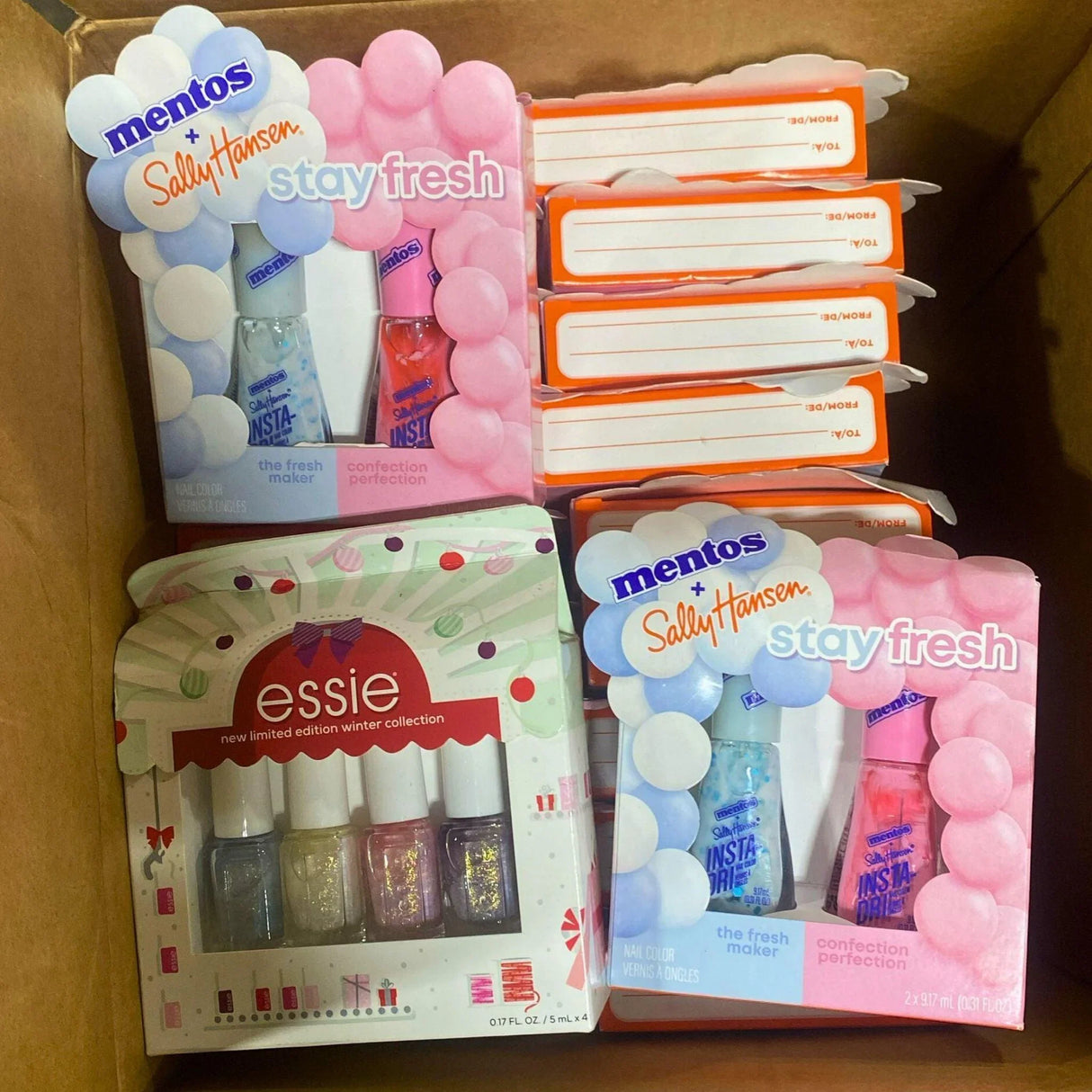 Essie & Mentos + Sally Hansen Nail Polish Collections