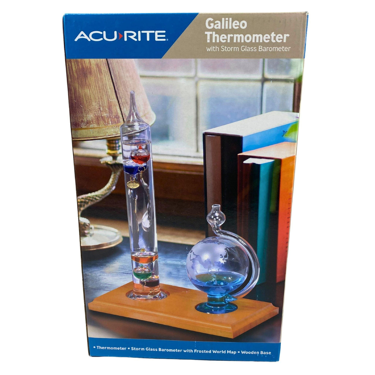 Acurite Galileo Thermometer with Glass Globe Barometer (15 Pcs Lot) - Discount Wholesalers Inc
