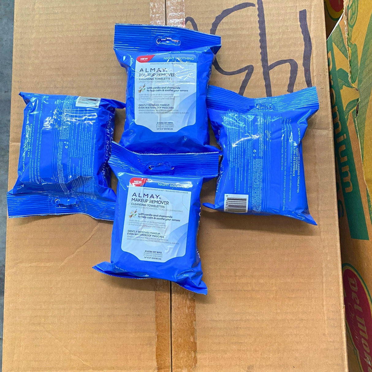 Almay Makeup Remover Cleansing Towelettes (48 Pcs Lot) - Discount Wholesalers Inc